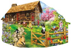 SUNSOUT CASSE-TÊTE 1000 PIÈCES - SOURCE DE MONTAGNE #97044 (SILHOUETTE)